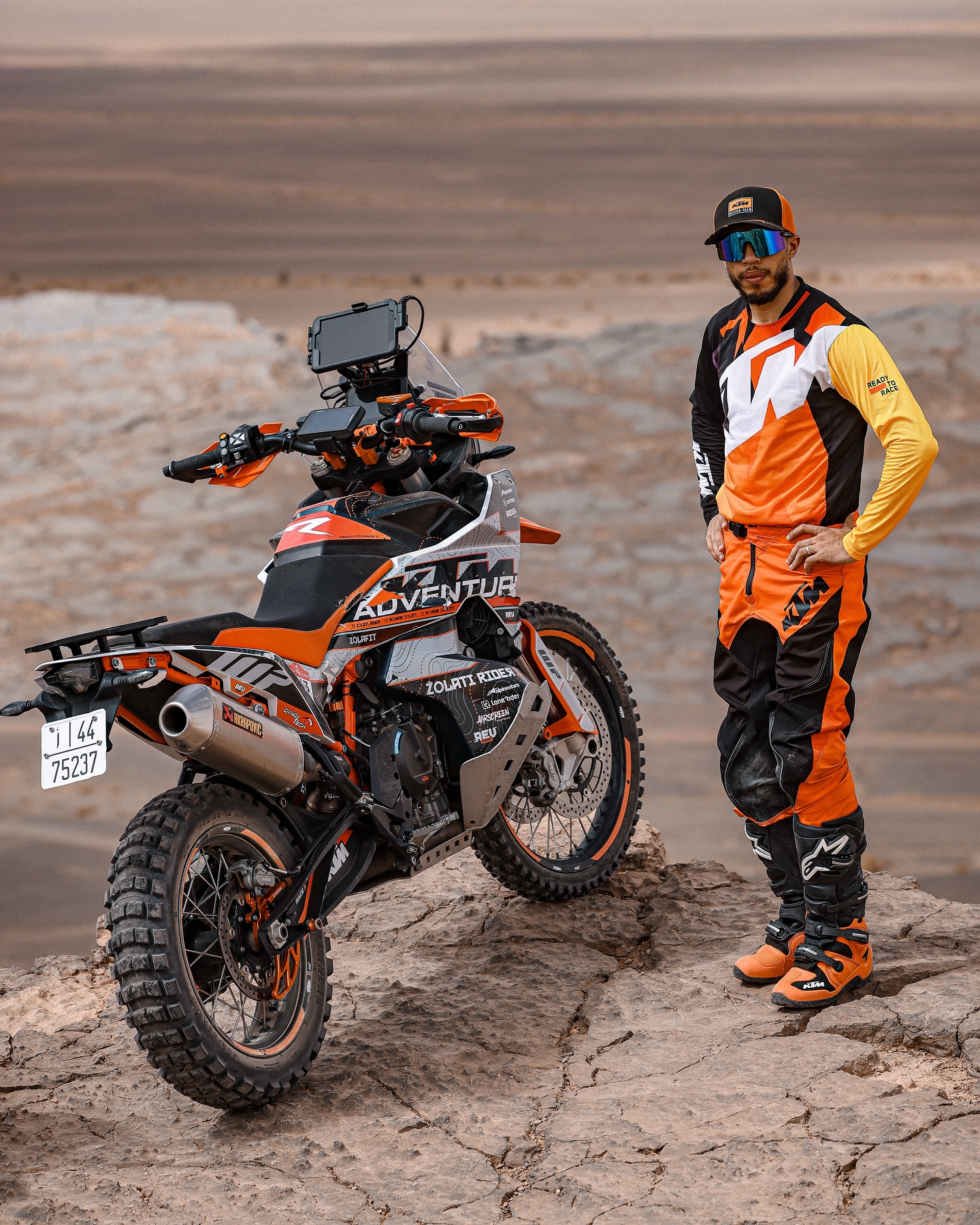 Conquering the rugged landscapes of Gara Medouar with my KTM 890