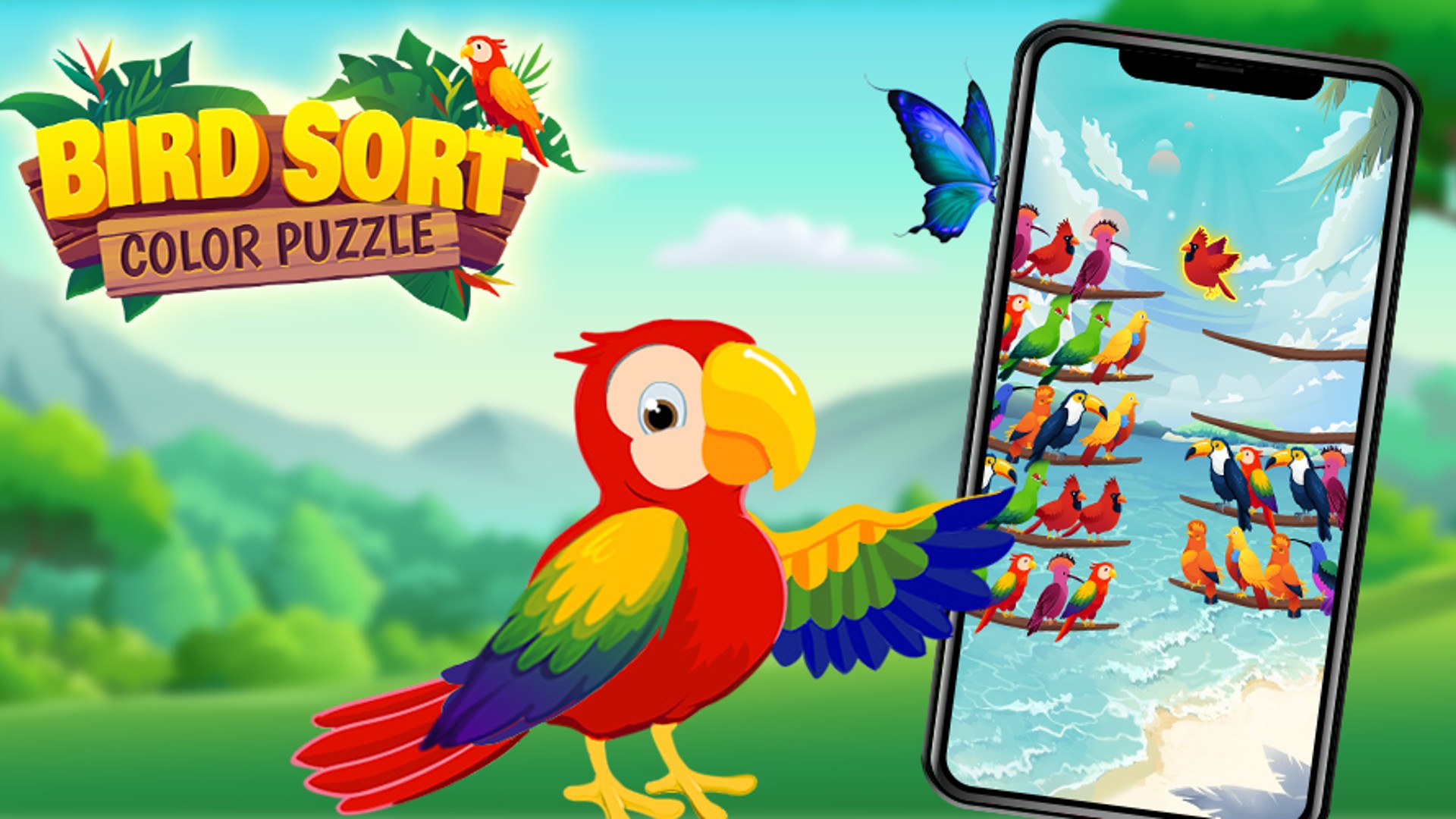Bird Sort Color Puzzle