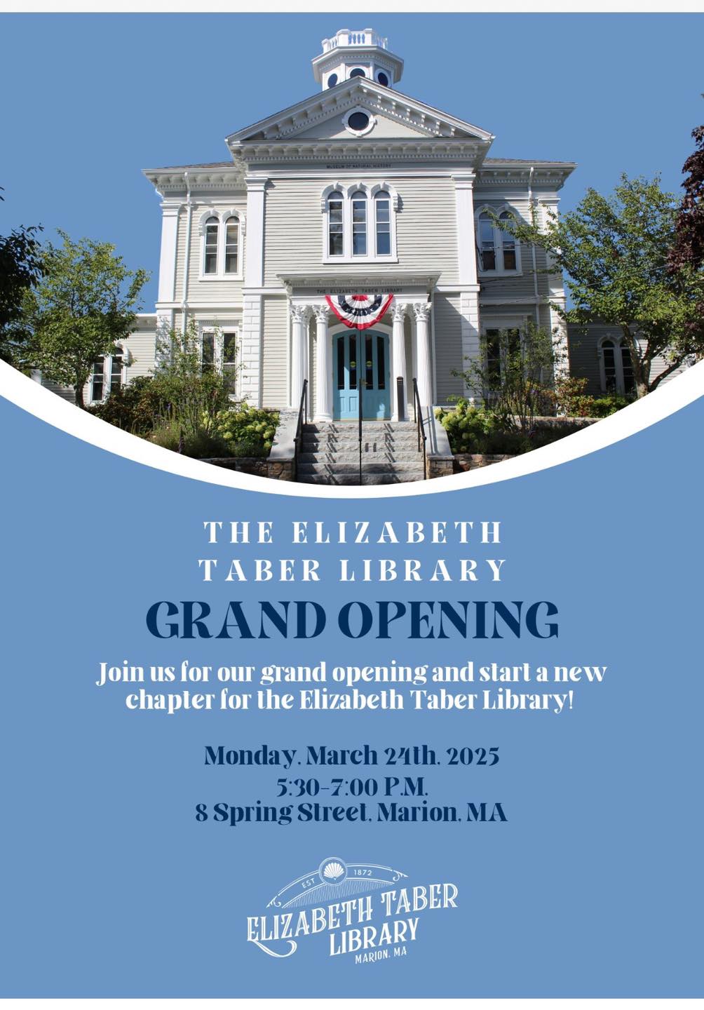Elizabeth Taber Library | Marion MA