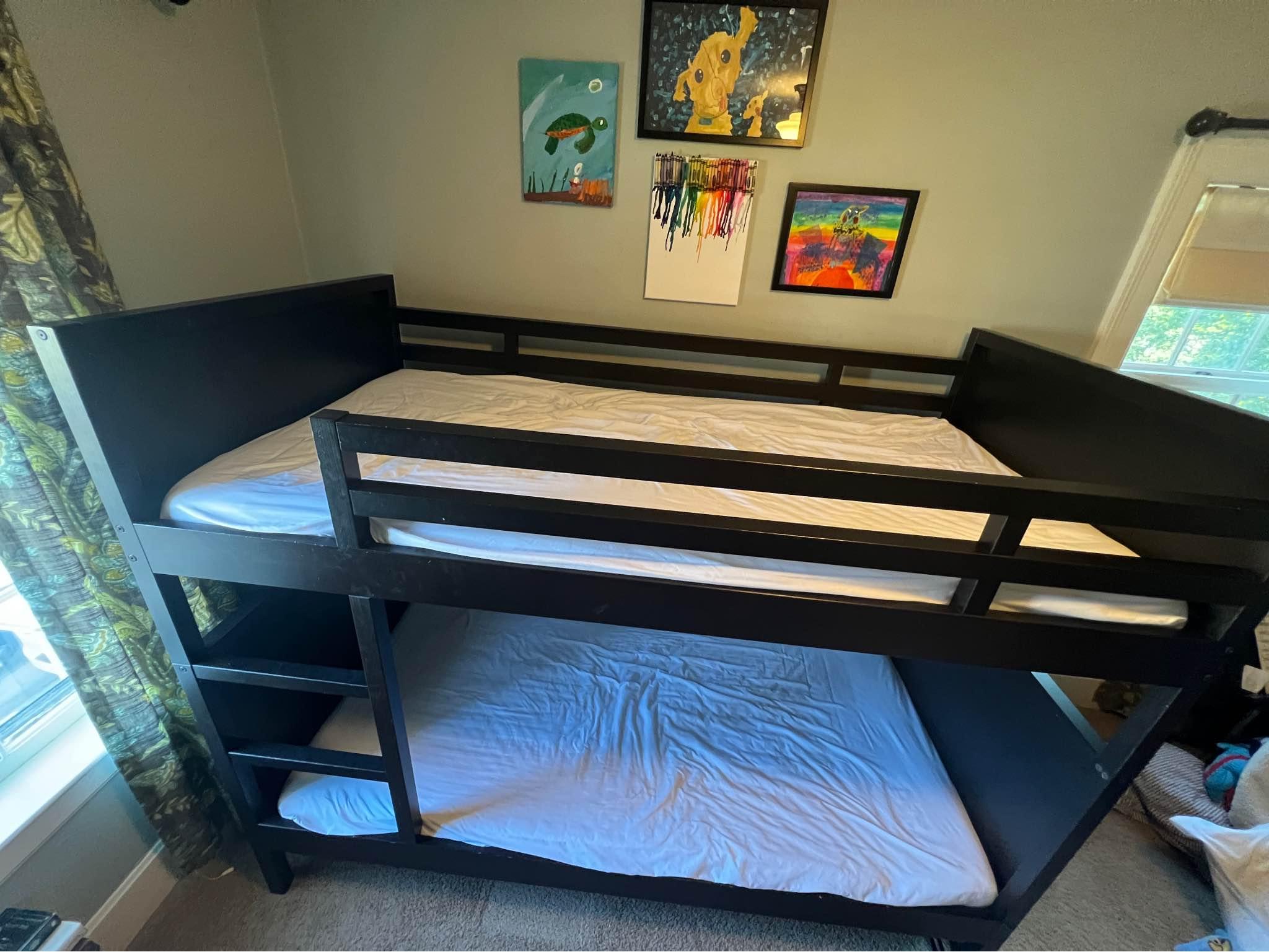 IKEA NORDDAL twin bunk bed - Beds & Bed Frames - Drenthe, Michigan 