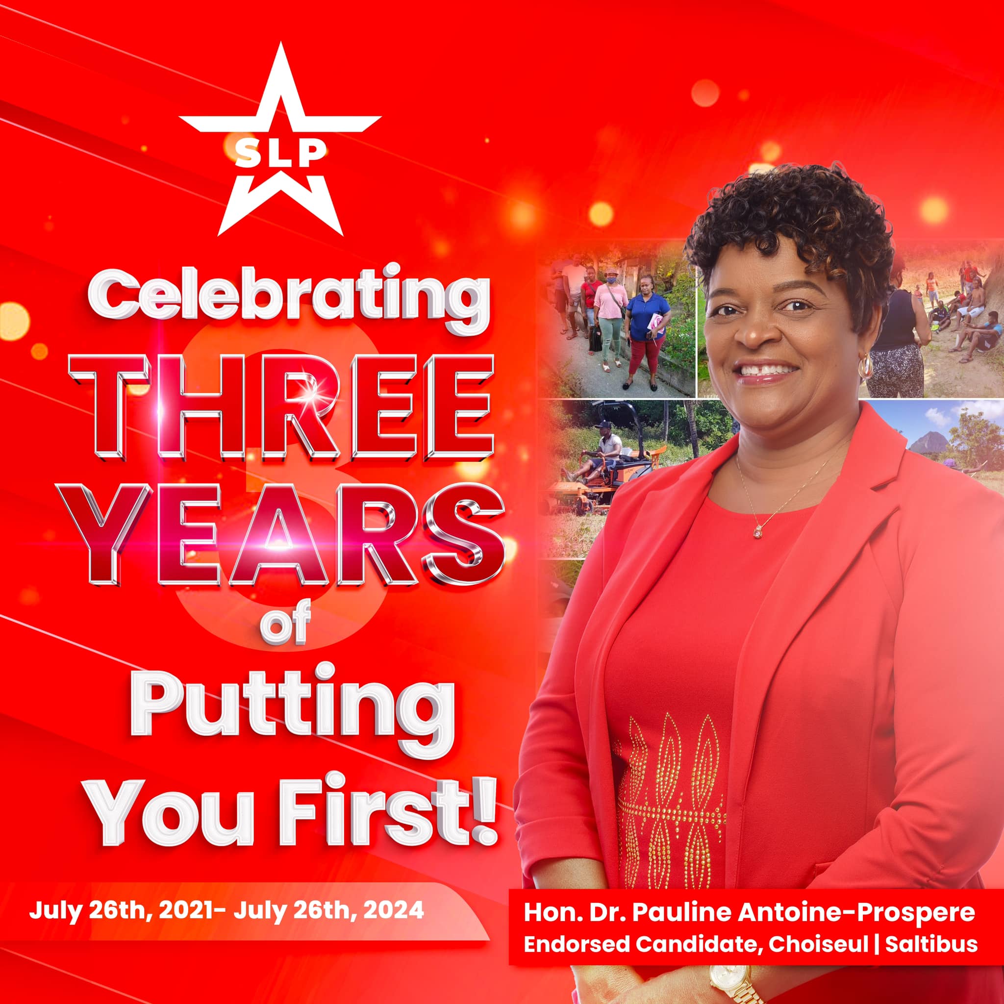 Celebrating 3 years of... - Saint Lucia Labour Party