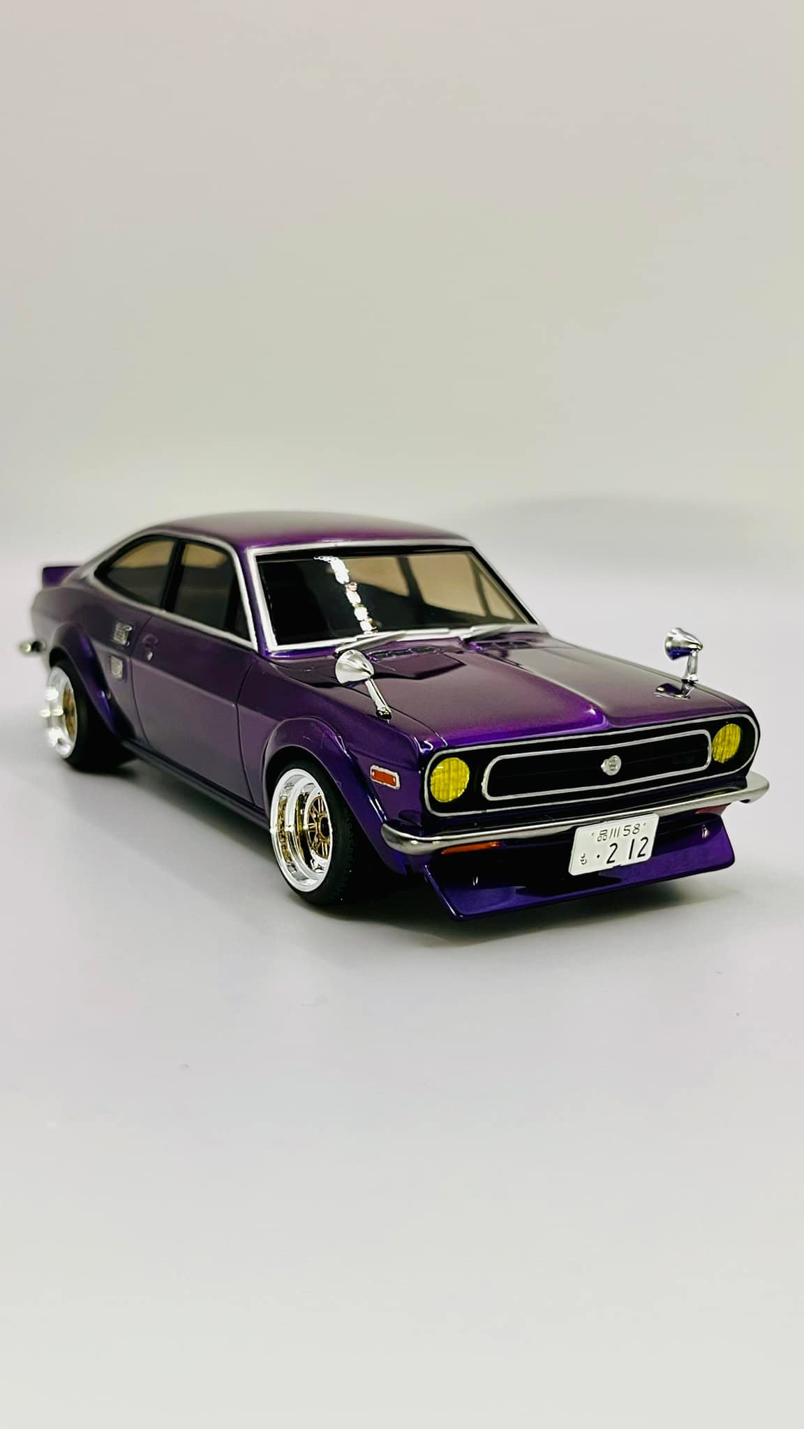 Nissan Sunny Coupe 1/24 scale model by Doyusya