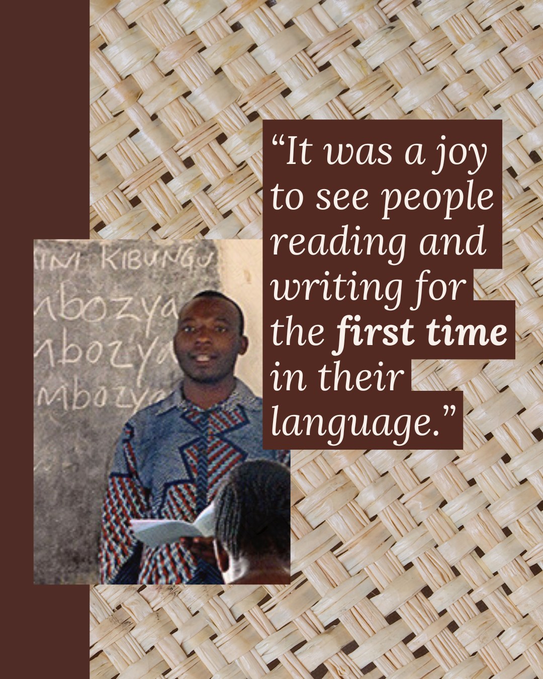 SIL - #TBT to the first-ever Bungu literacy workshop, which included ...