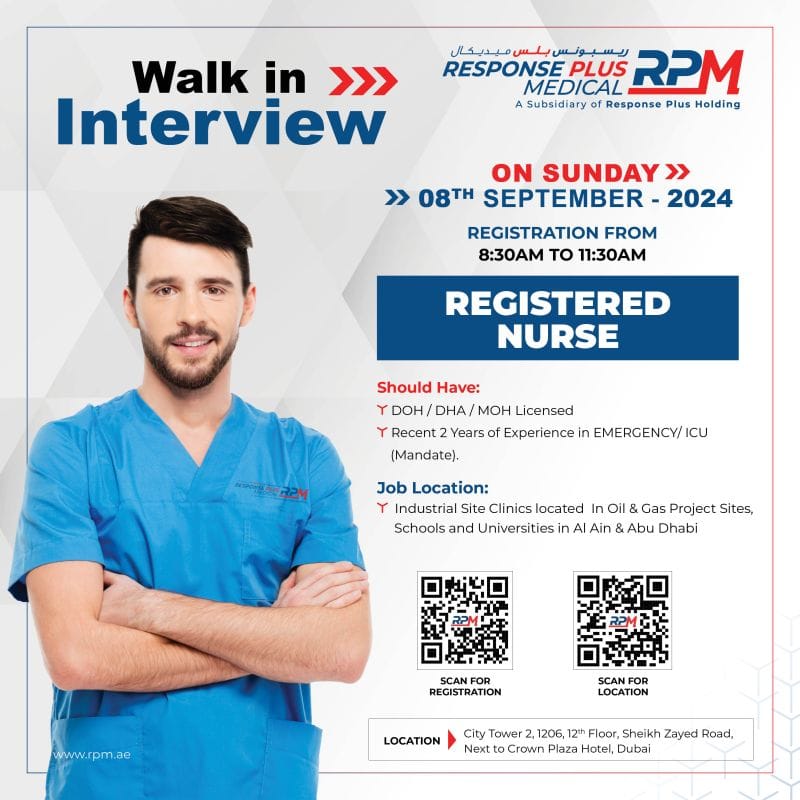 Walk-in for Registered Nurses