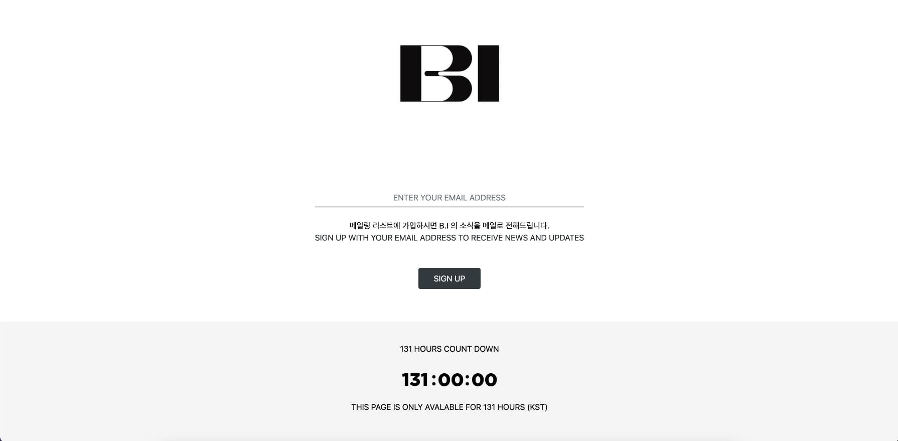 131 Label 131exclusive Mailing Service Open 131label의 Exclusive 메일링 서비스 구독 페이지가 오픈되었습니다 해당 페이지는 131 시간 한정으로 오픈됩니다 131exclusive Mailing Service Is Now Opened Visit Our Website And