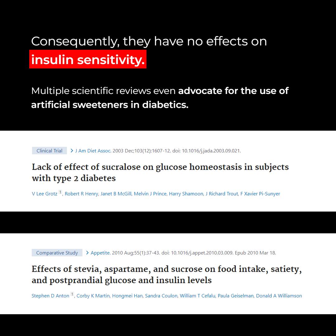 Menno - Today's new study compared the artificial sweetener aspartame ...