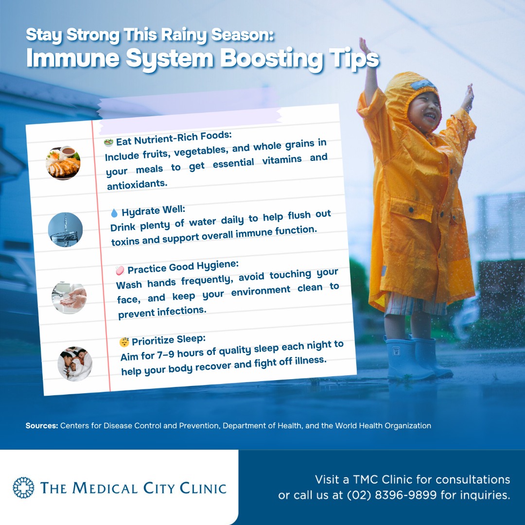 The Medical - Take charge of your health this rainy season—strengthen ...