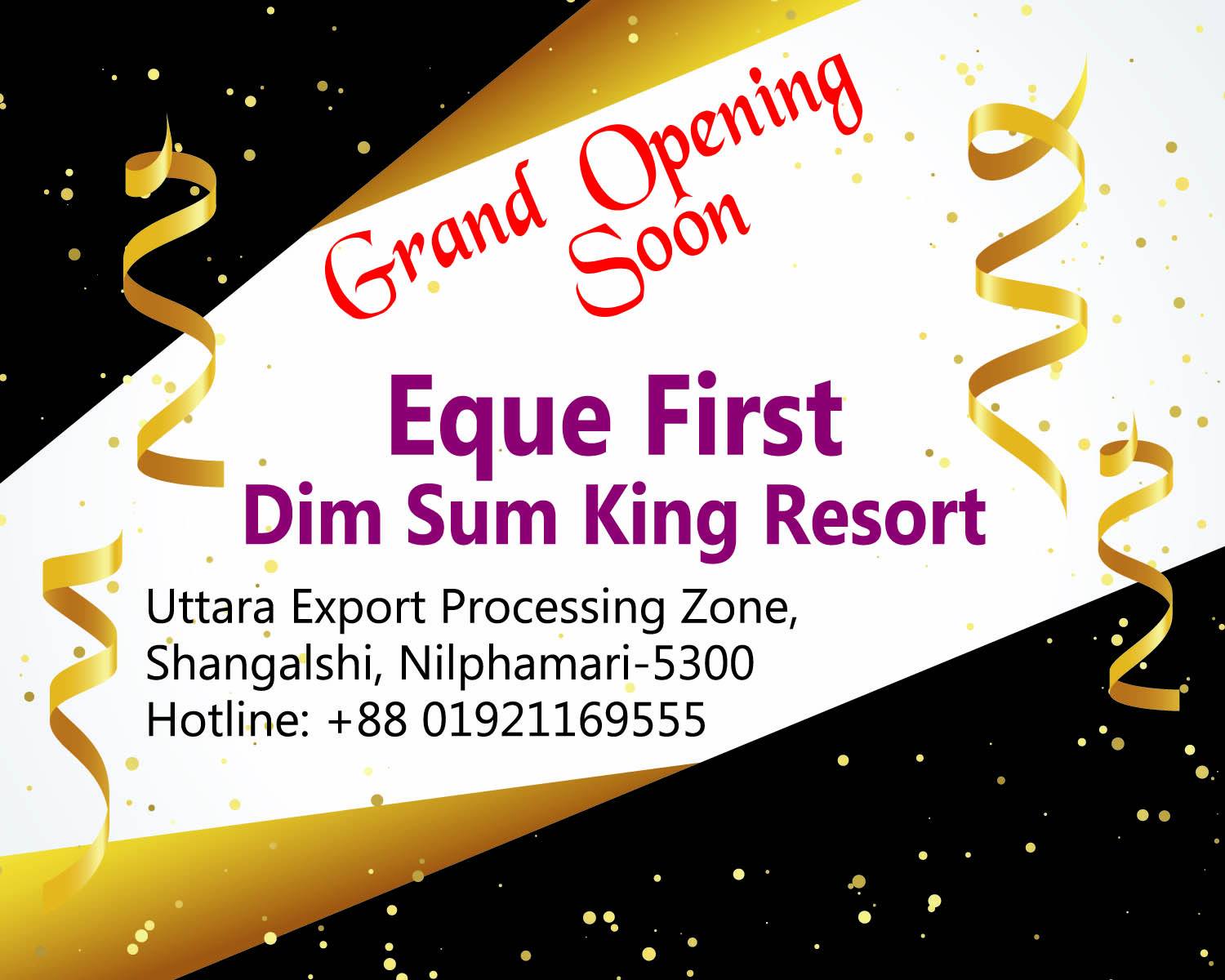 Eque - Dear valued viewers, We are proud to announce the grand opening ...