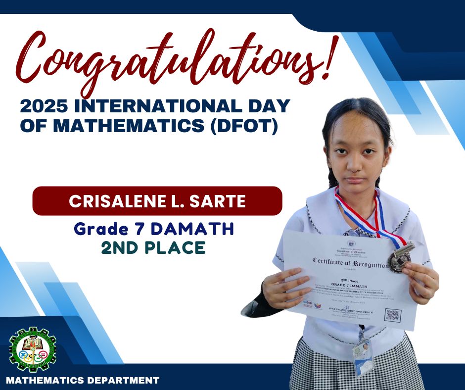 Congratulations to our Math squad for their amazing victory in the 2025 ...
