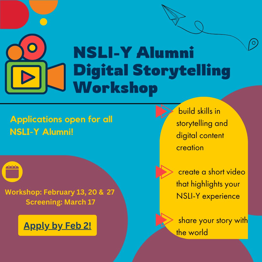 National Security Language Initiative for Youth (NSLI-Y) | Washington D ...