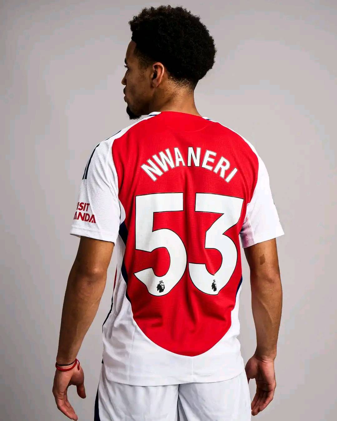 現地購入　正規品 Arsenal NWANERI 53 ユニフォーム Ethan Nwaneri: I took the number 53 shirt because I'm three times