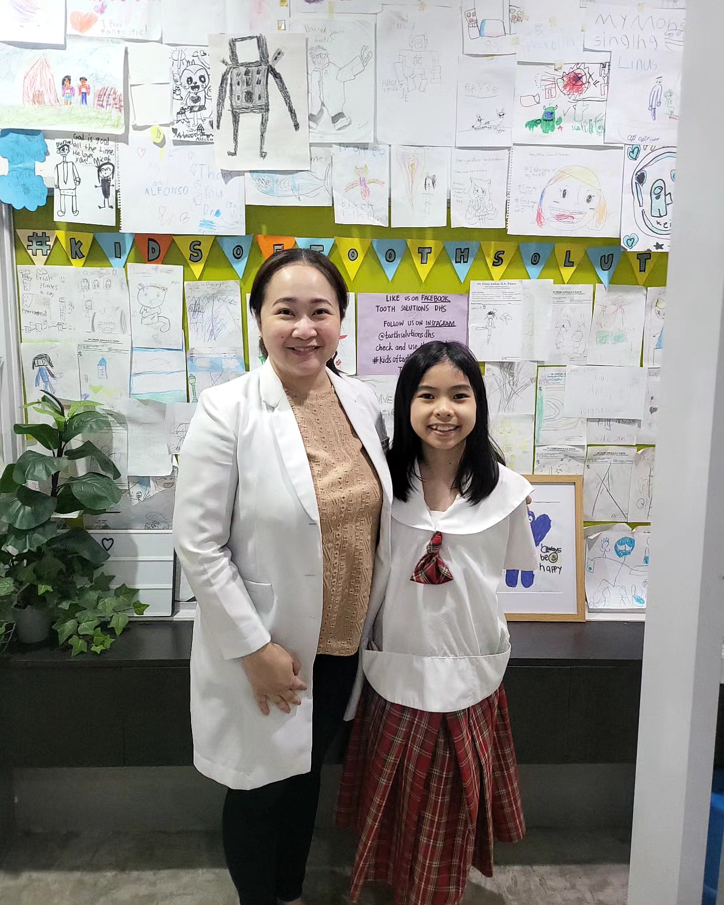 Tooth - Ms. Assumptionista Sam done with her teeth cleaning, flouride ...