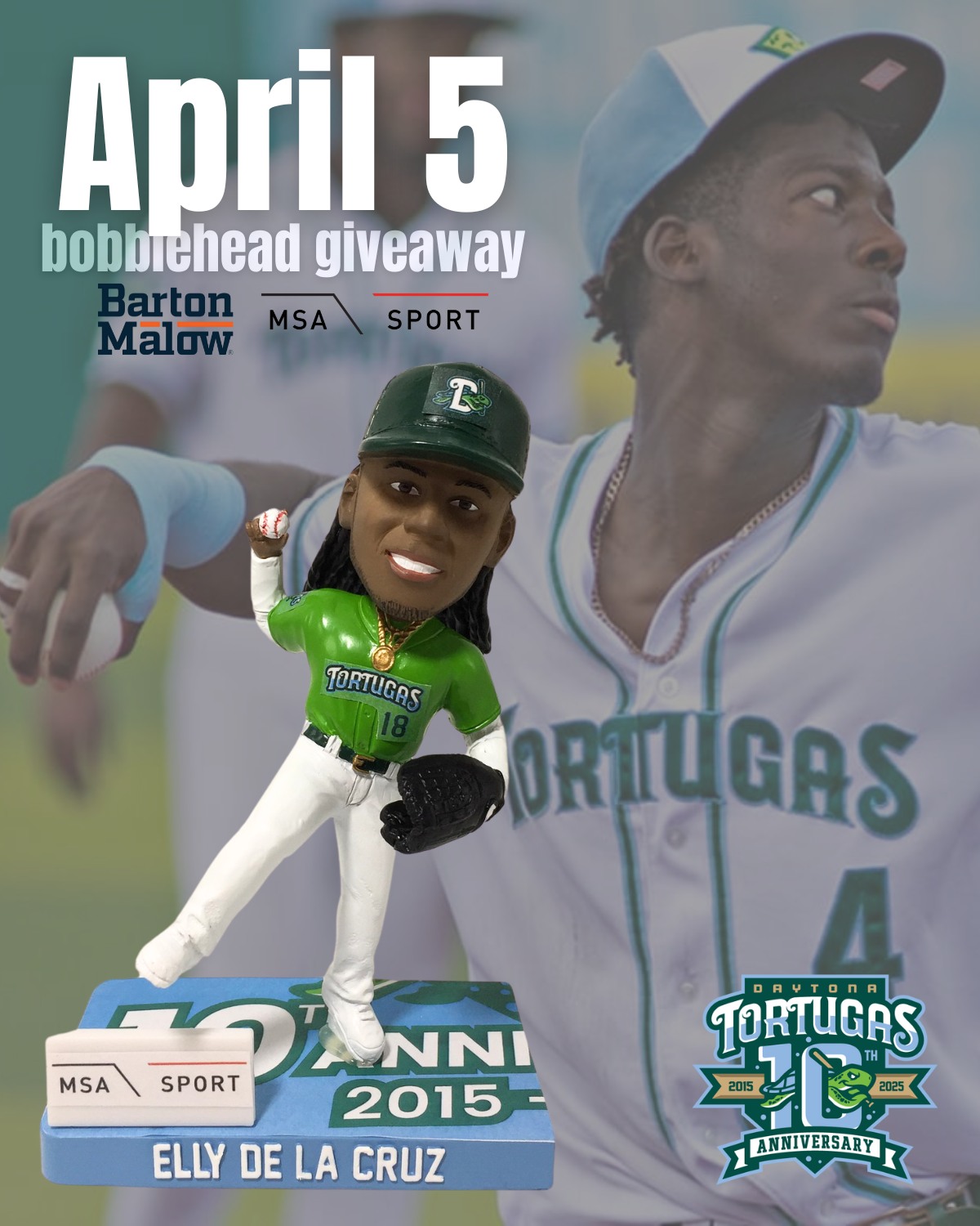 Grab an Elly De La Cruz bobblehead on Saturday, September 5! 🔥
