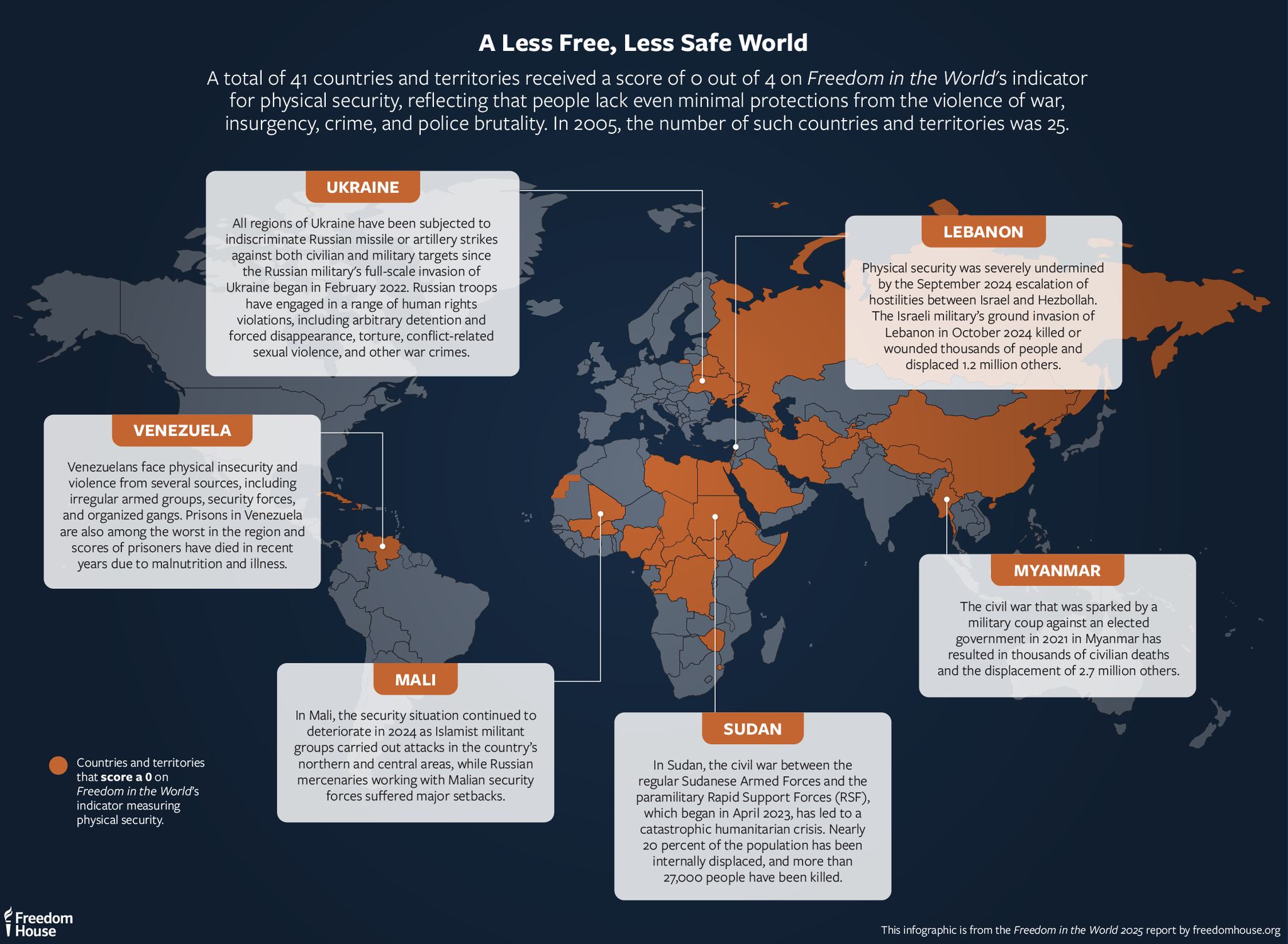 Freedom - 20% of the world’s countries and territories scored a 0/4 on ...