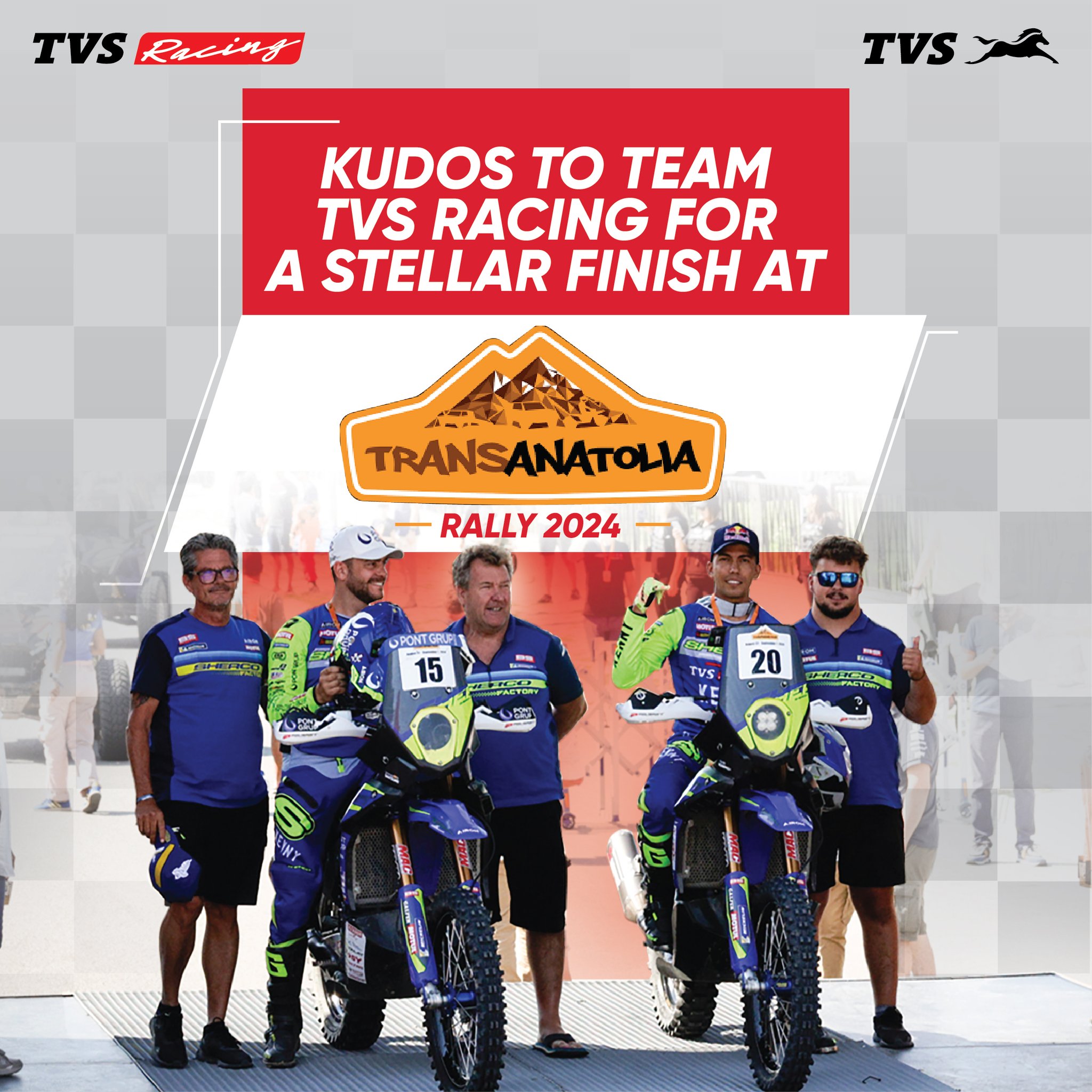TVS Racing - 🏁 Victory in Turkey! 🏆 The Sherco TVS Rally...