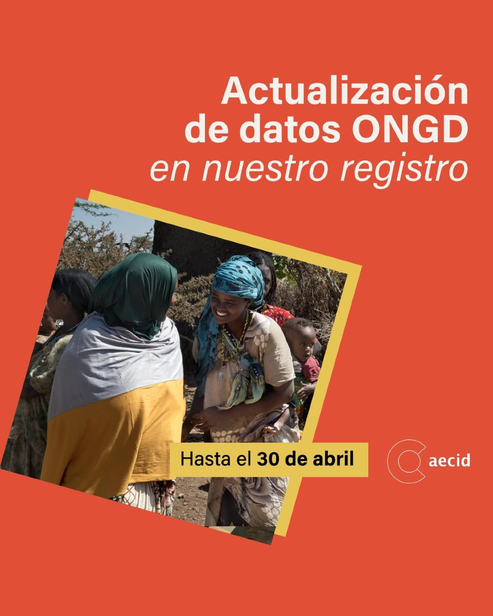 AECID - ¿Eres una #ONGD y necesitas actualizar tus datos... | Facebook