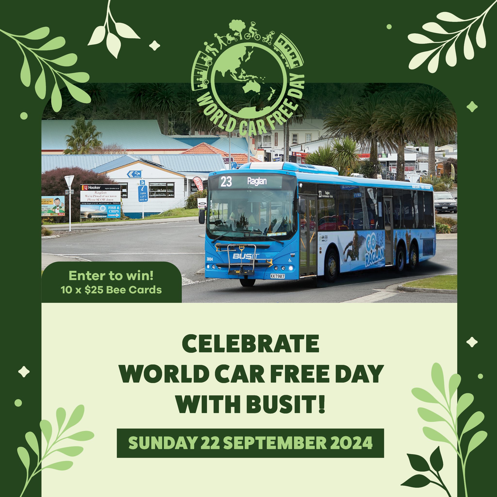 Busit - #GIVEAWAY World Car Free Day is coming on 22...