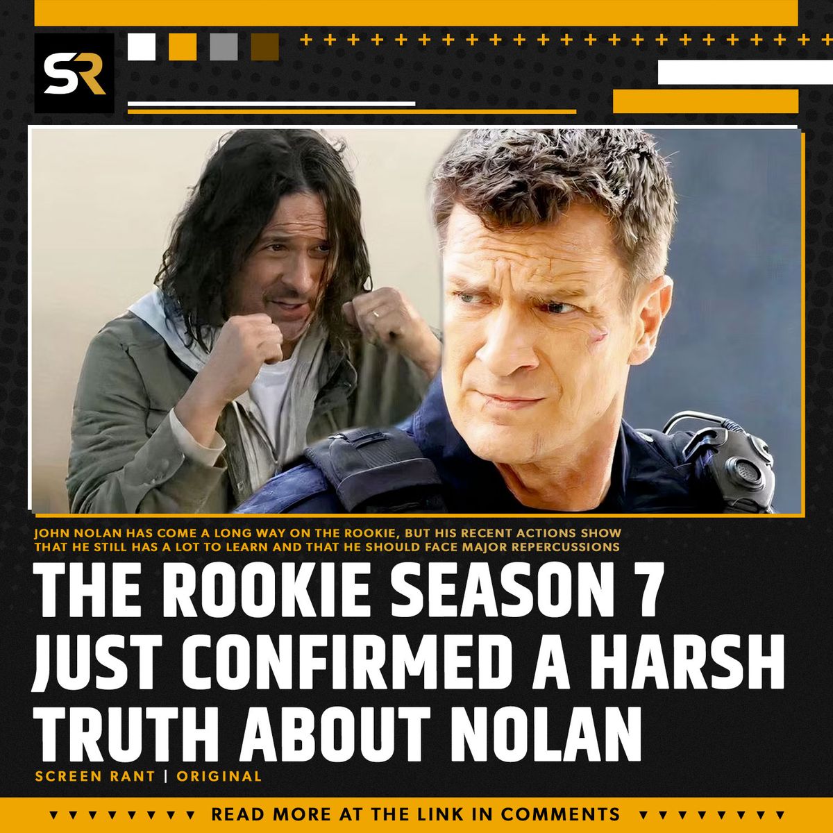 Screen Rant - The Rookie sees John Nolan (Nathan Fillion)...