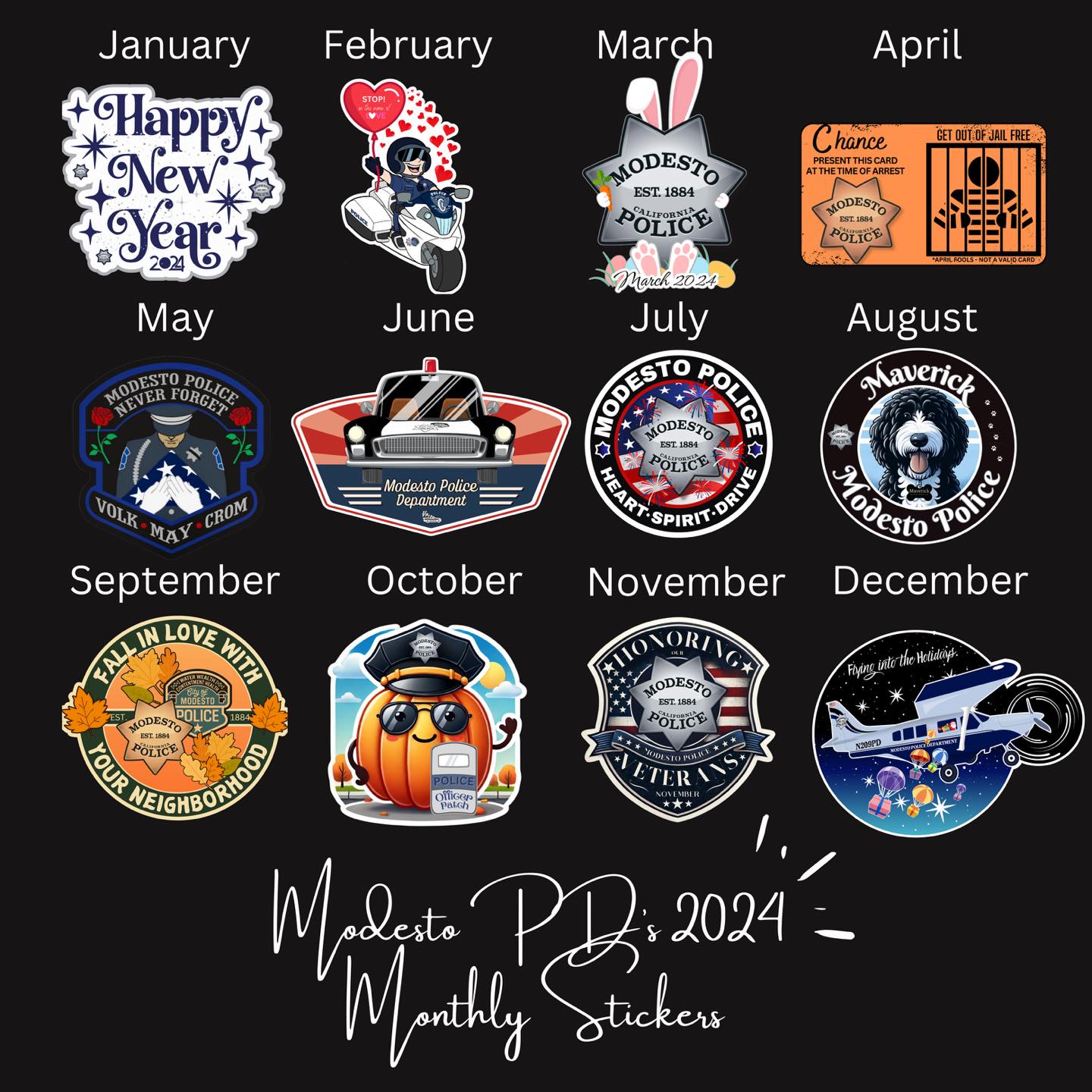 Happy National Sticker Day!... - Modesto Police Department | Facebook
