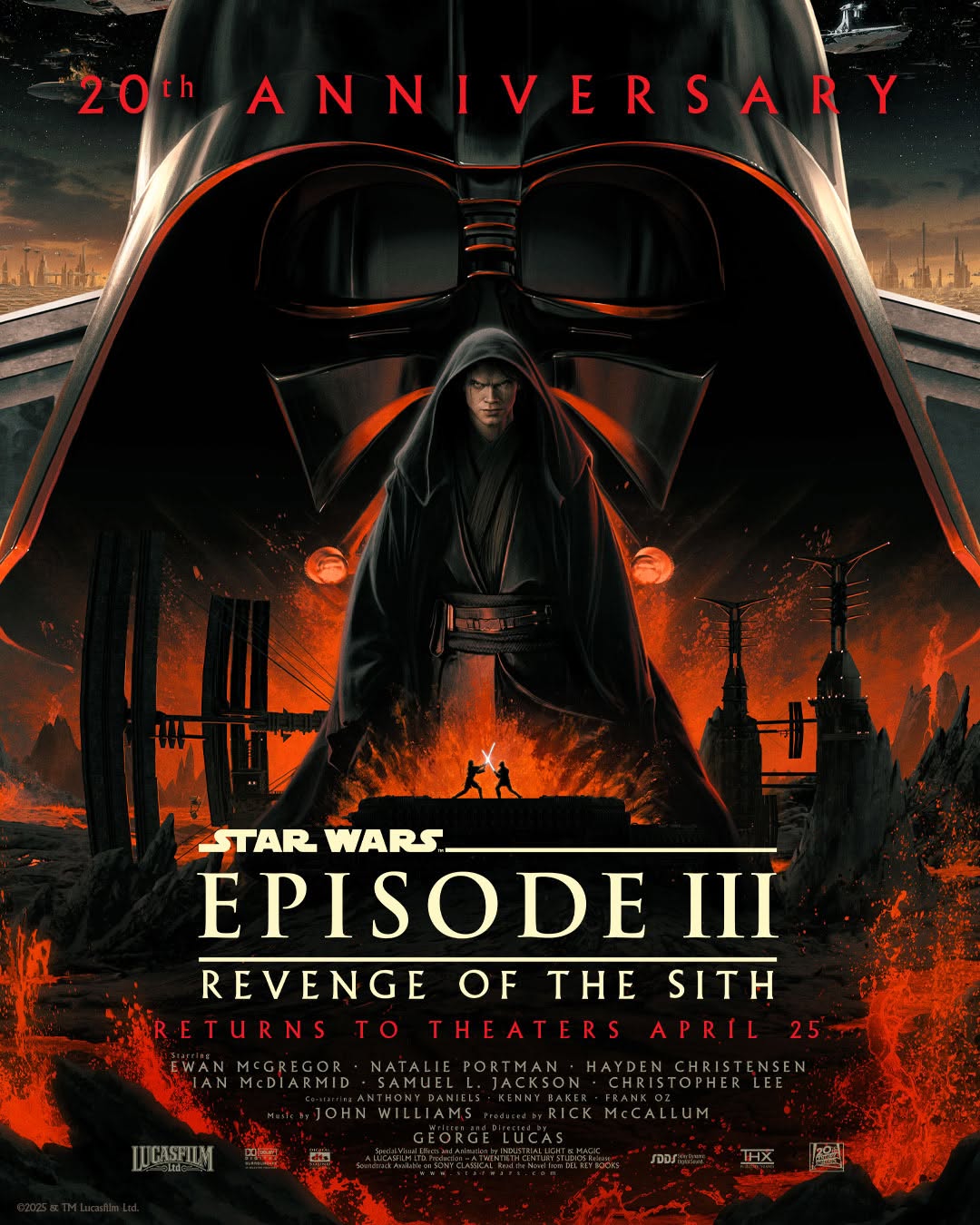 20th anniversary poster for Lucasfilm Animation. #StarWarsCelebration
