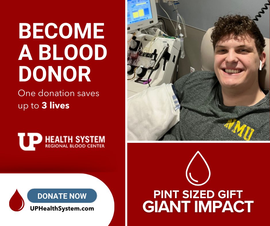 Our department is hosting a MEDIC blood drive to help support