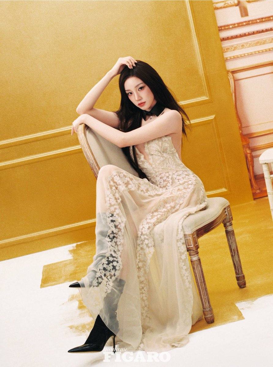 Yuqi for Madame Figaro July Issue 🖤 #IDLE #YUQI #kpop