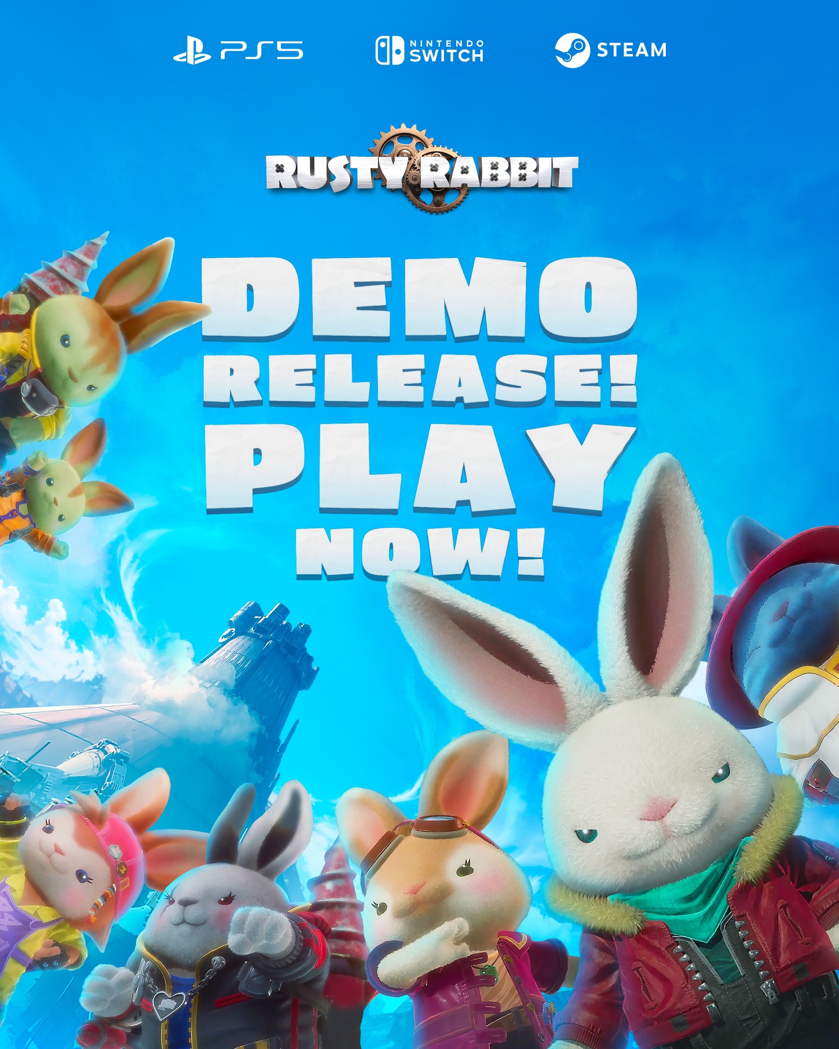 NetEase - The #RustyRabbit demo is NOW available on PS5, Nintendo ...