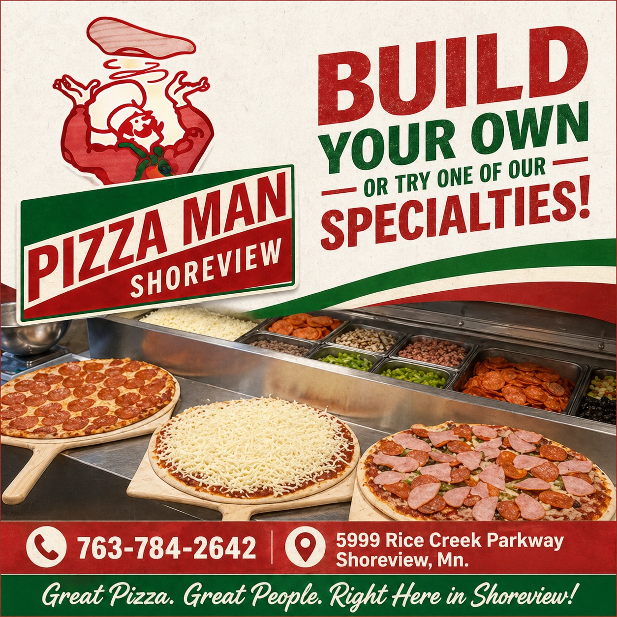 Pizza - Craving pizza tonight? 🍕 Build your own masterpiece or