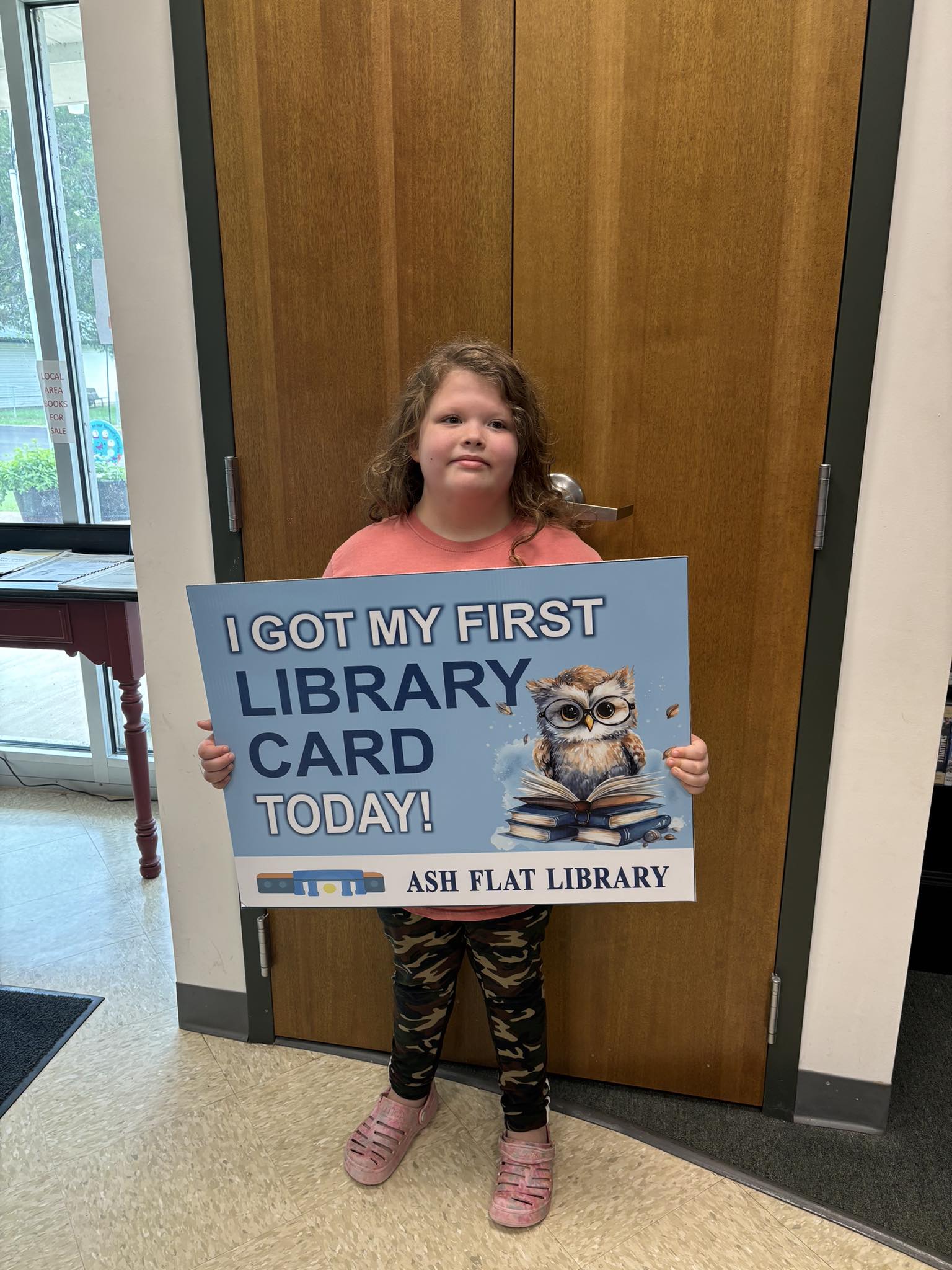 Ash - Congratulations to Josie Collins on getting her first library ...