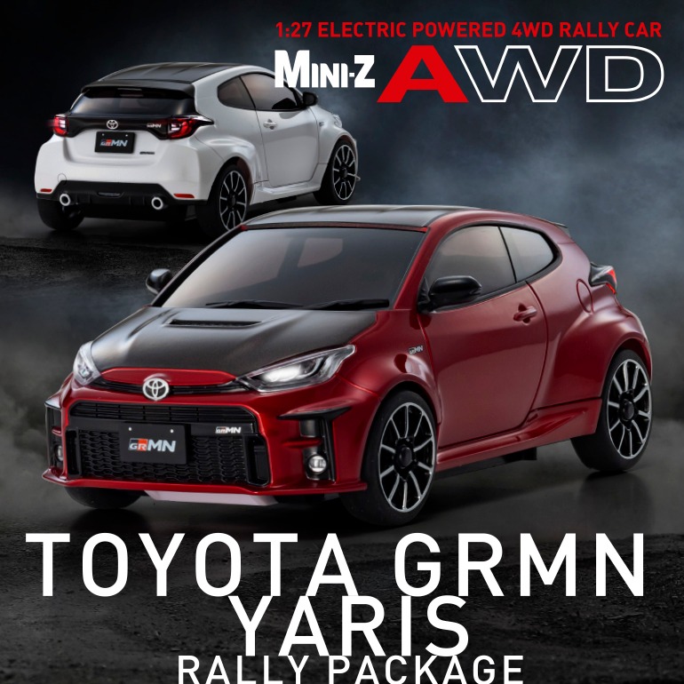 Kyosho Mini-Z AWD Drift with Toyota GRMN Yaris Rally Package
