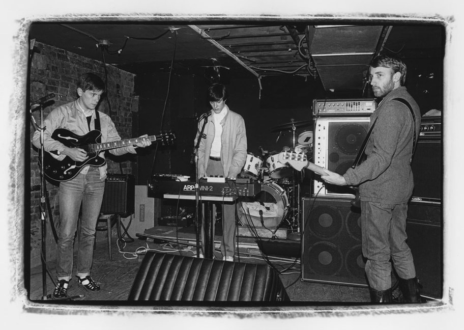 New Order at Tier 3, New York, September 1980. Photo Laura Levine.