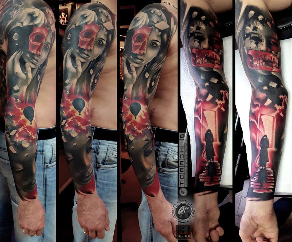 Machine à Tatouer Helios Rotative Short Stroke - Occasion, Vendue Pour Pièces, Moteur Et Cadre En Bon état