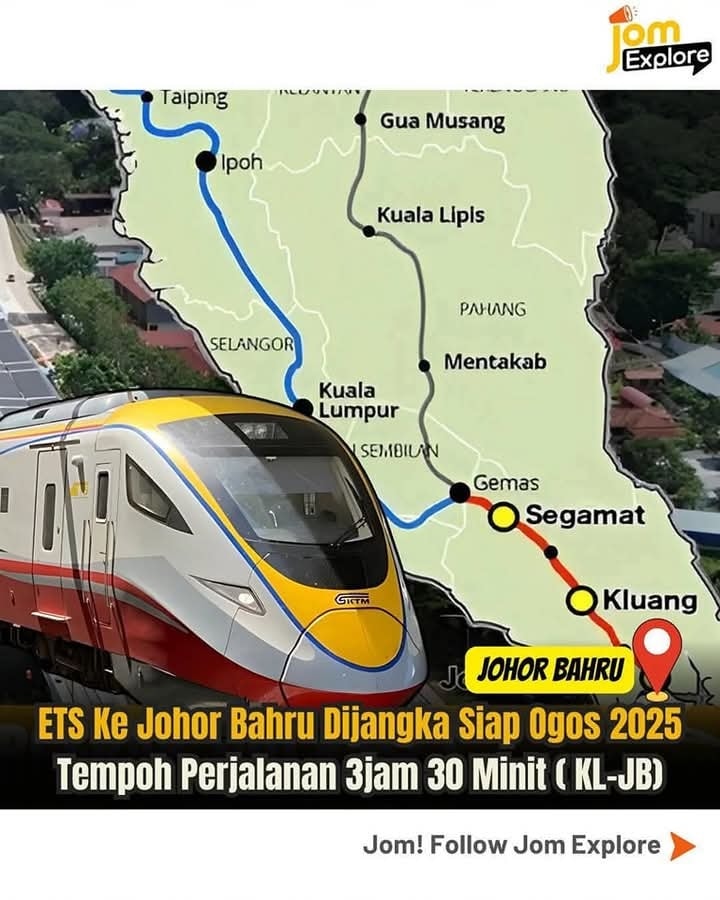 🚄 ETS ke Johor Bahru bakal beroperasi... - Viral Media Johor | Facebook