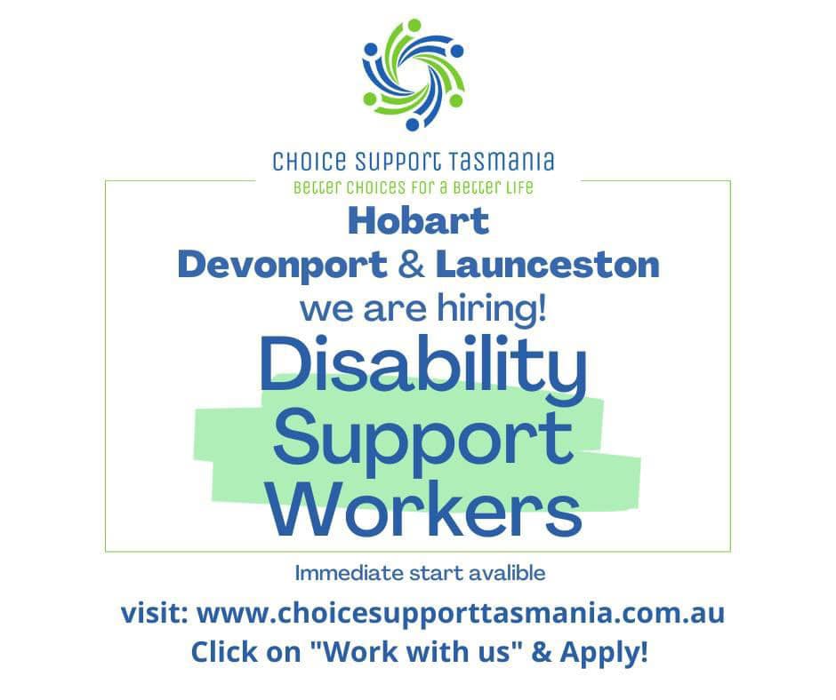 🌟 We're Hiring! 🌟 Choice... - Choice Support Tasmania