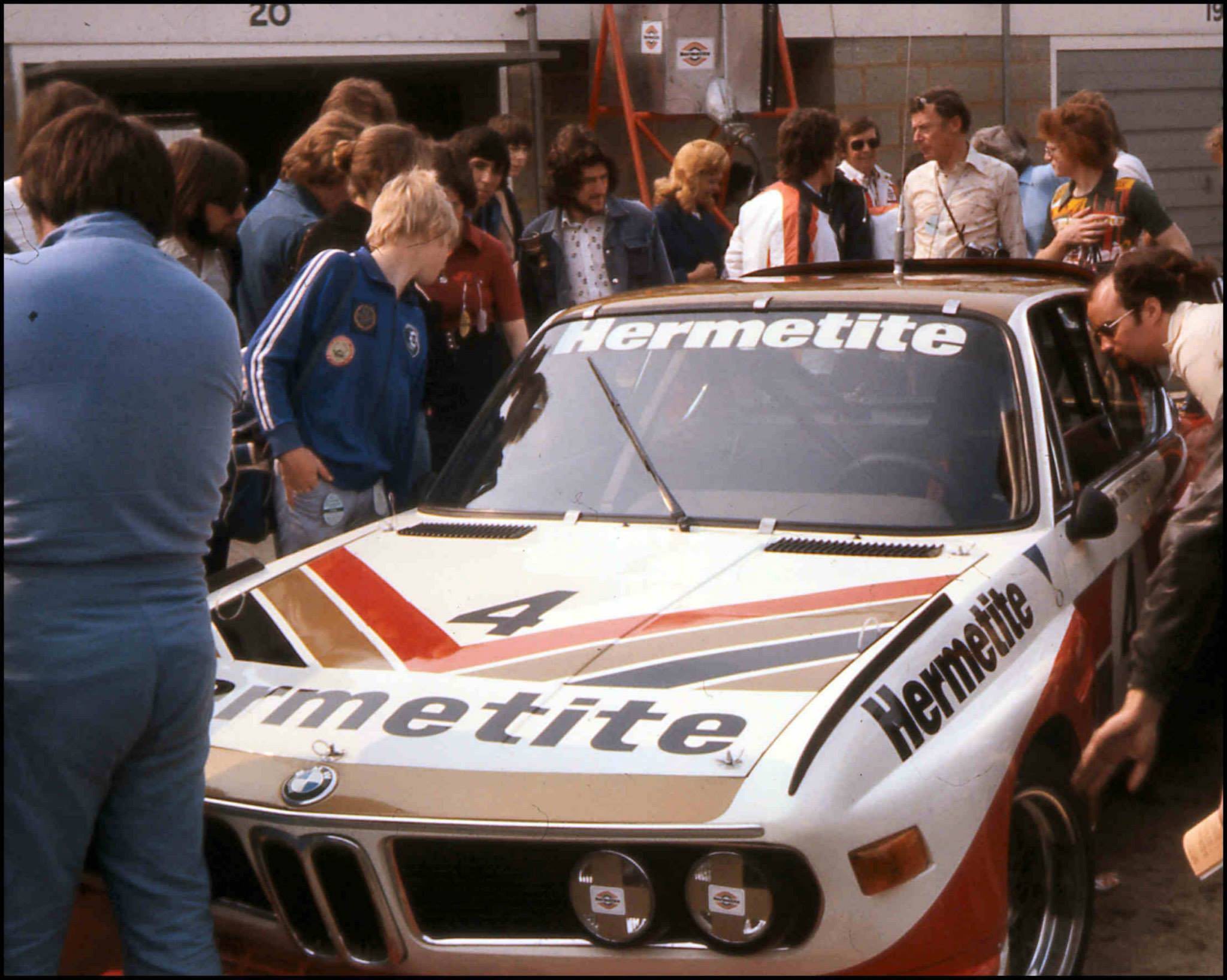 The Silverstone 6 hour winning BMW CSL of Walkinshaw and Fitzpatrick.