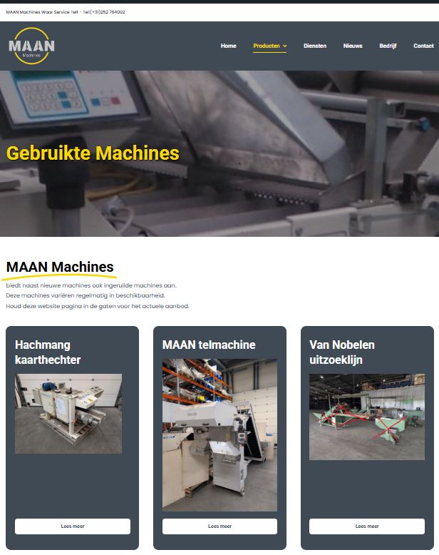 MAAN Machines B.V. | Noordwijkerhout