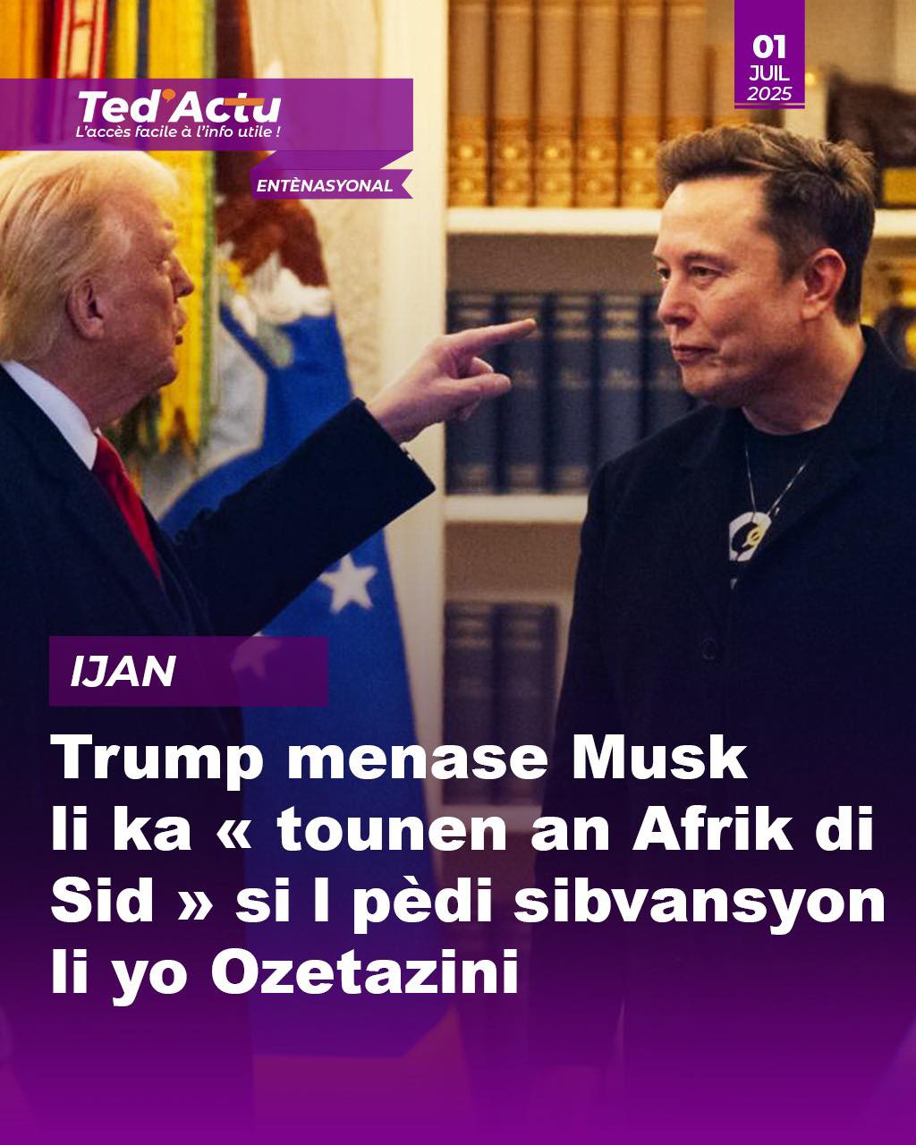 Ted’Actu - Yon deklarasyon ki fèt nan konba Trump ap mennen pou fè pase ...
