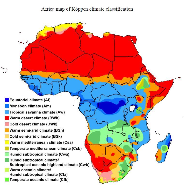 Beautiful #map of #climate in... - Simon shows you maps