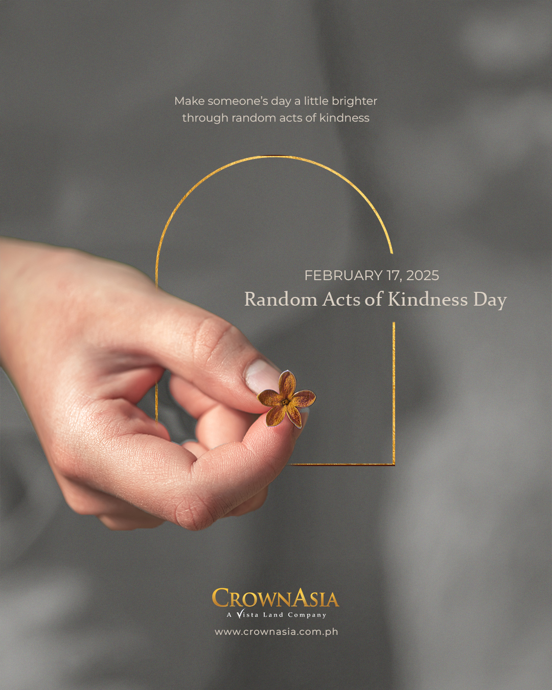 Crown - Random Acts of Kindness Day is an exquisite reminder of the ...