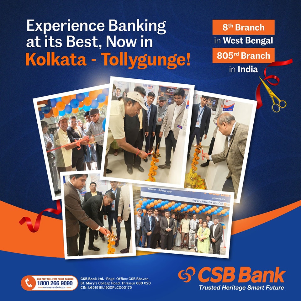 CSB - CSB Bank Expands in West Bengal! We are delighted to announce the ...
