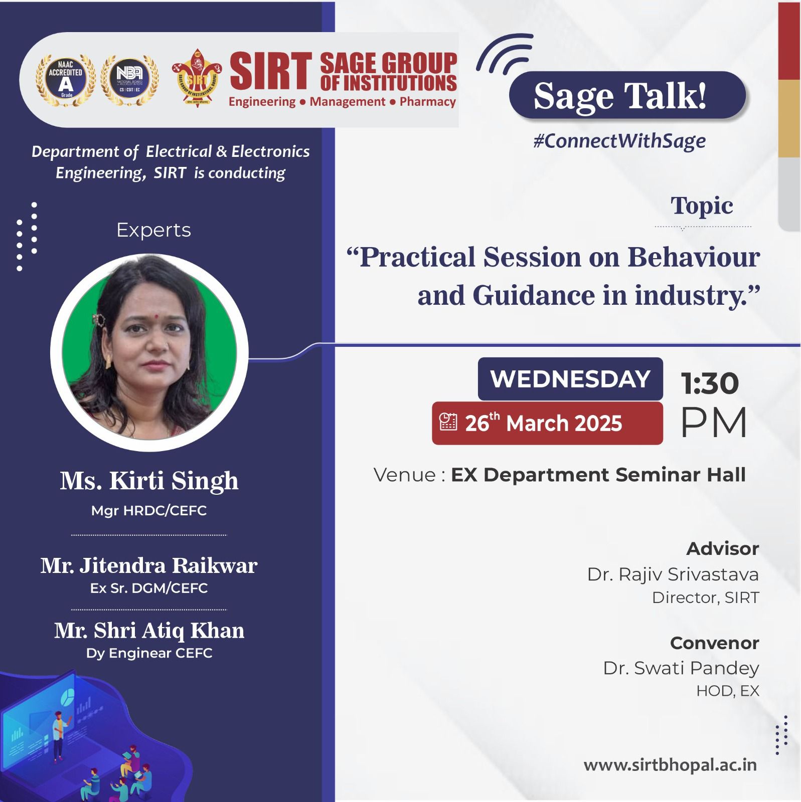 Sagar - The Department of Electrical and Electronics Engineering, SIRT ...