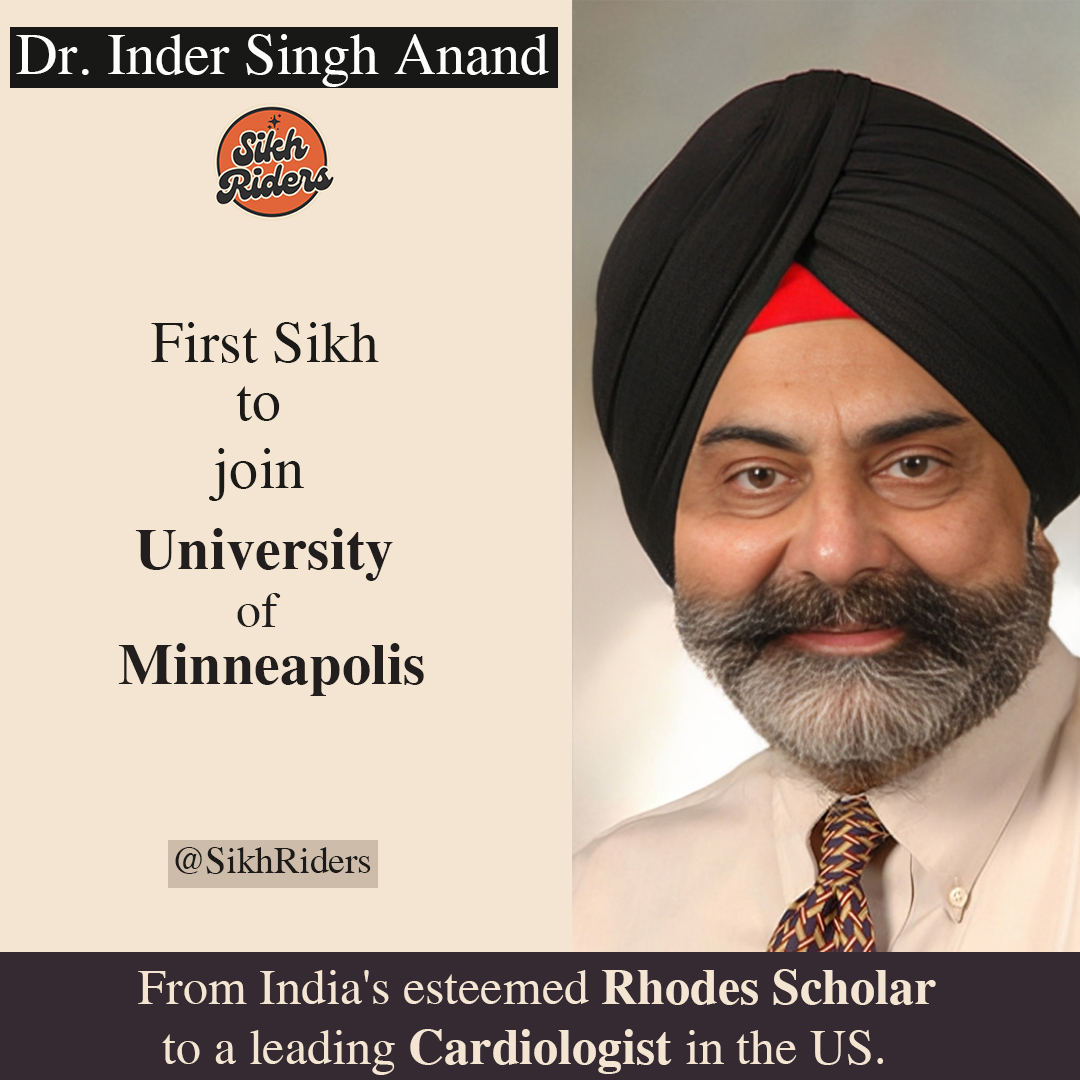 Sikh - Meet Dr. Inder Anand, a trailblazing Indian-American ...