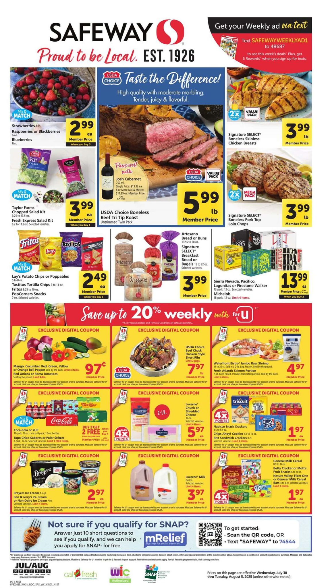 The Weekly - Safeway weekly ad preview (7/30-8/5)! Full Scan--> https ...