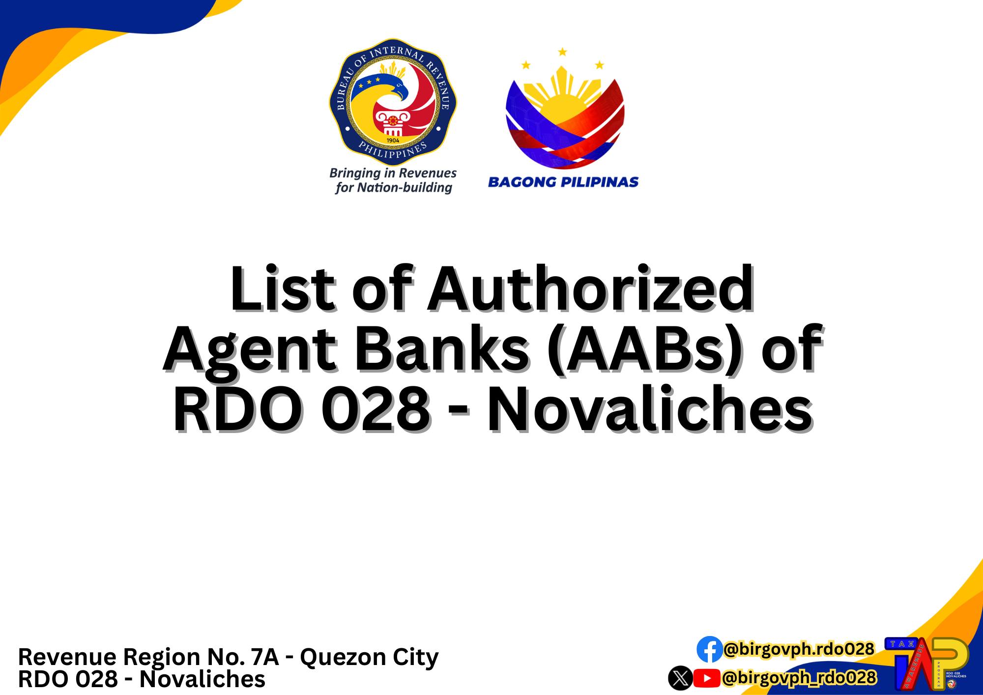 BIR Revenue District Office 028 - Novaliches | Quezon City