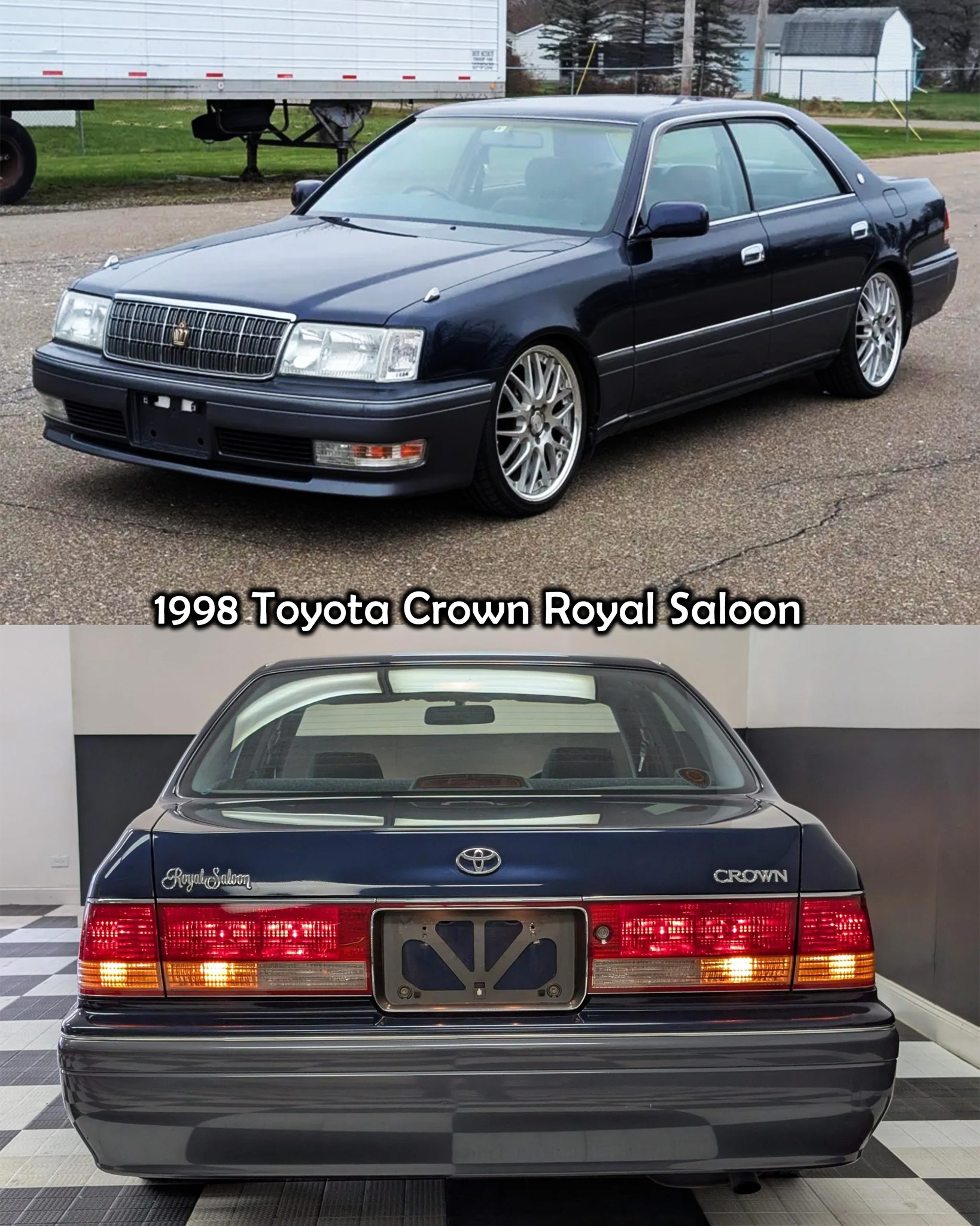 The **1978 Toyota Crown Super Saloon** exudes classic Japanese