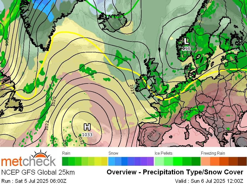 Metcheck - TRICKY TROUGHS: A couple of active troughs running across ...