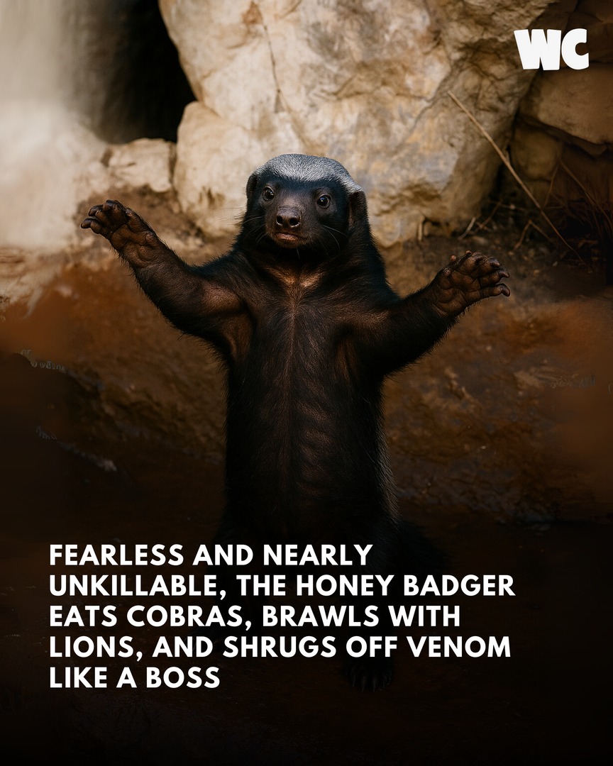 Watercooler - Barely a foot tall, the honey badger laughs... | Facebook