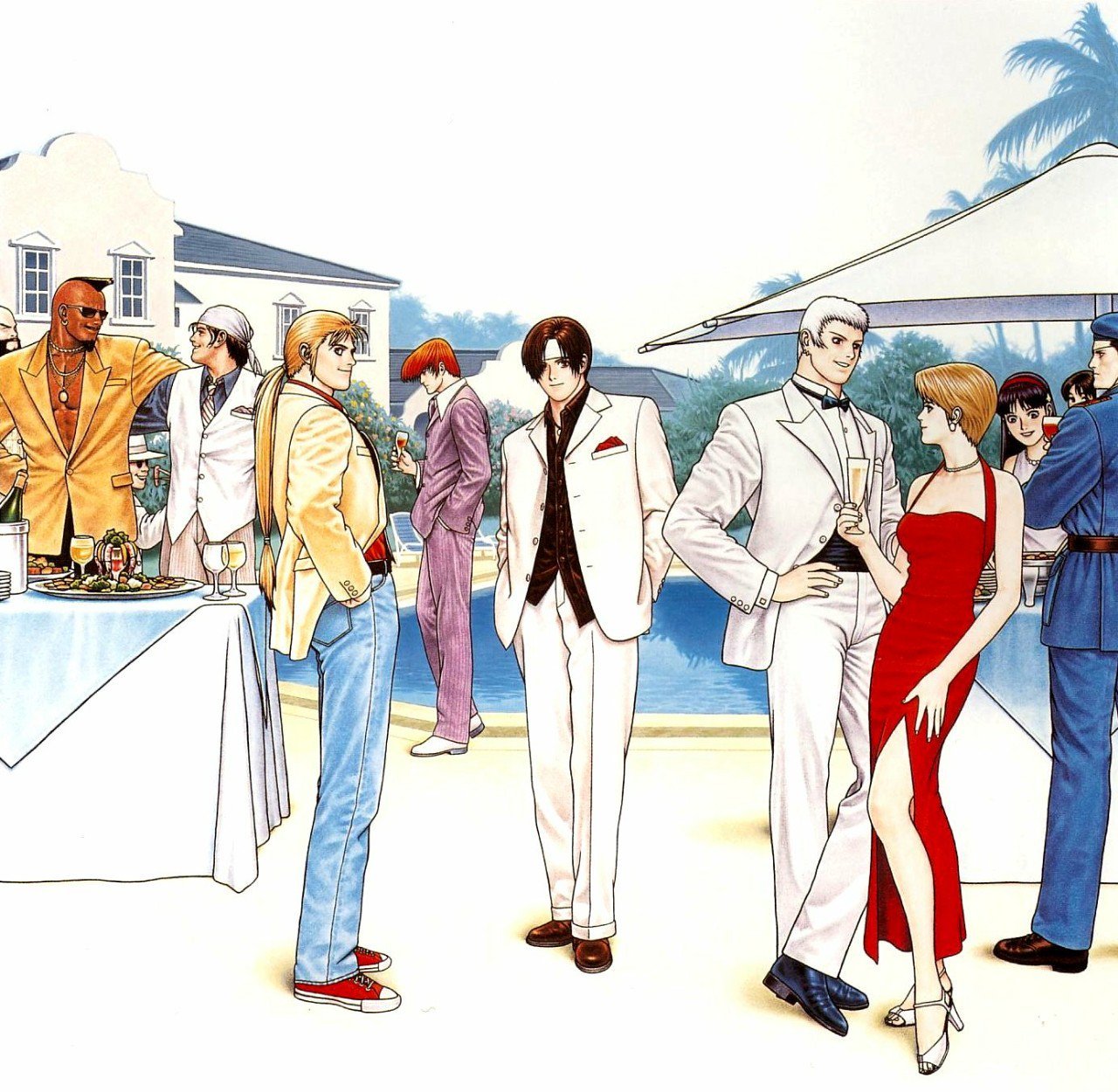 The King of Fighters 98 - Incrível poster de divulgação deste