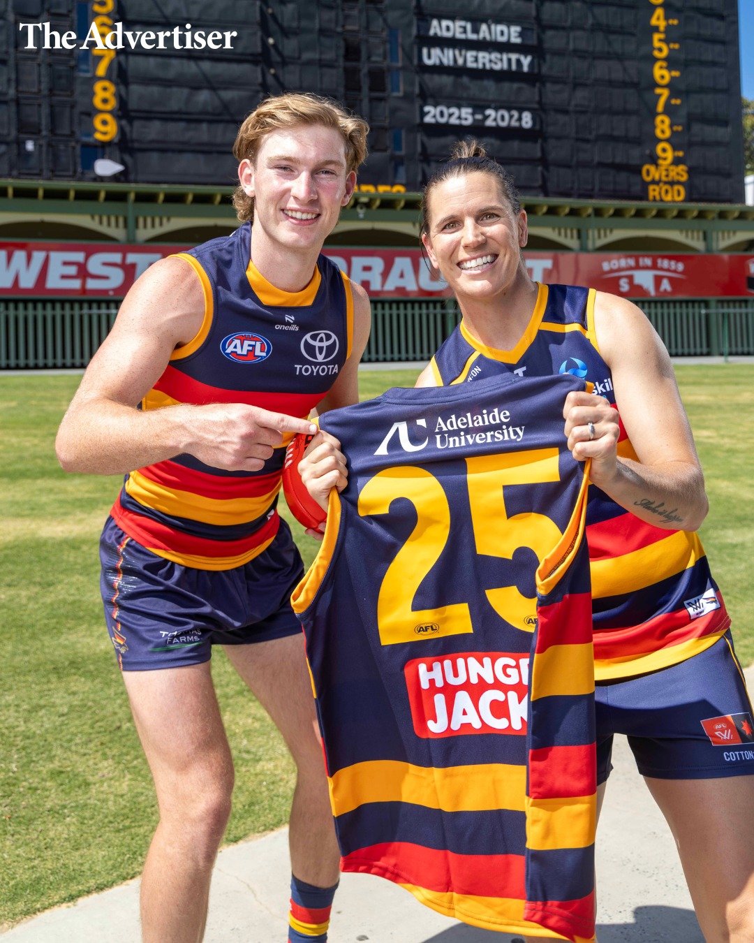 The Advertiser - Adelaide Crows 🤝 Adelaide University A...