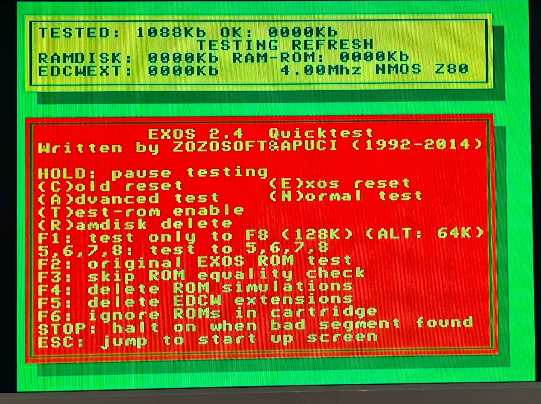Modified Enterprise 64 with modern voltage regulators and 1024kb